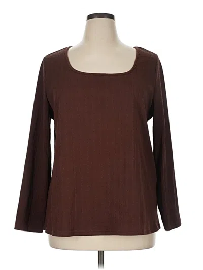 Pre-owned Bloomchic Pullover Sweater In Brown