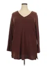 Bloomchic Pullover Sweater In Burgundy