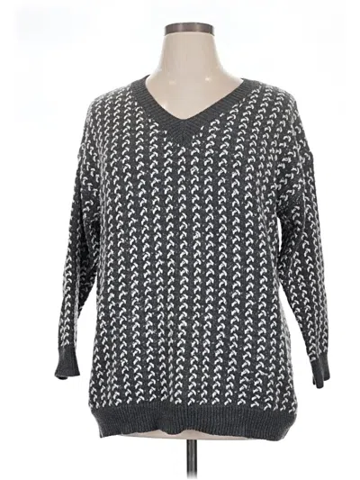 Pre-owned Bloomchic Pullover Sweater In Gray