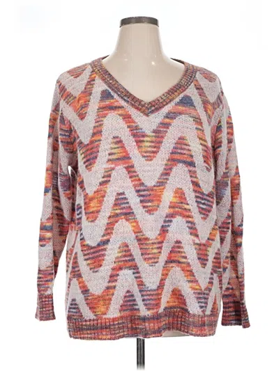 Pre-owned Bloomchic Pullover Sweater In Orange