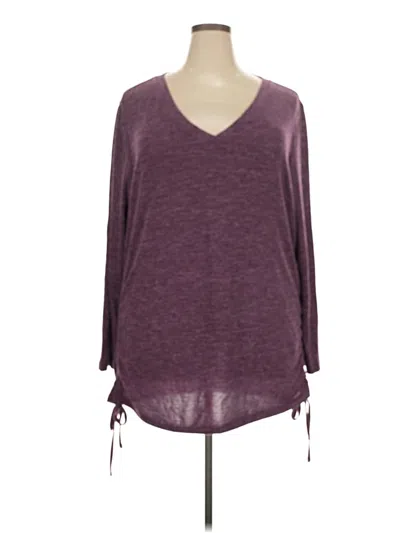 Pre-owned Bloomchic Pullover Sweater In Purple