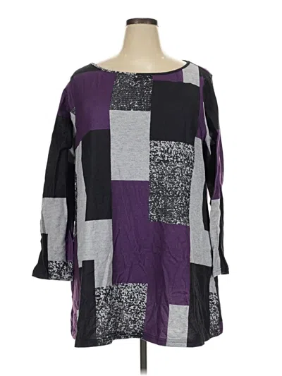 Pre-owned Bloomchic Pullover Sweater In Purple