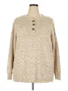Bloomchic Pullover Sweater In Tan