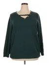 Bloomchic Pullover Sweater In Black