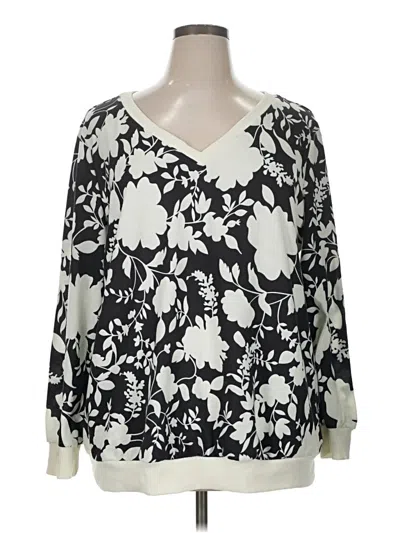 Pre-owned Bloomchic Pullover Sweater In White