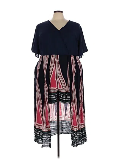 Pre-owned Bloomchic Romper In Blue