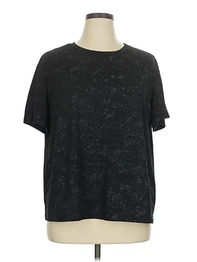 Pre-owned Bloomchic Short Sleeve T-shirt In Black