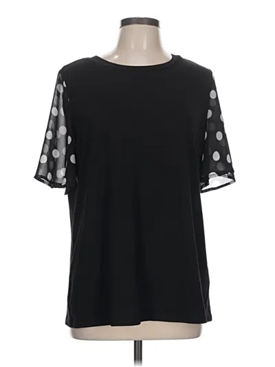 Pre-owned Bloomchic Short Sleeve T-shirt In Black