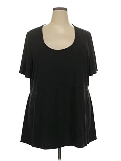 Pre-owned Bloomchic Short Sleeve T-shirt In Black