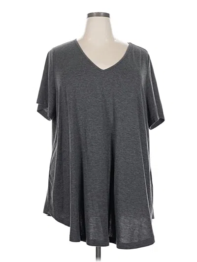Pre-owned Bloomchic Short Sleeve T-shirt In Gray