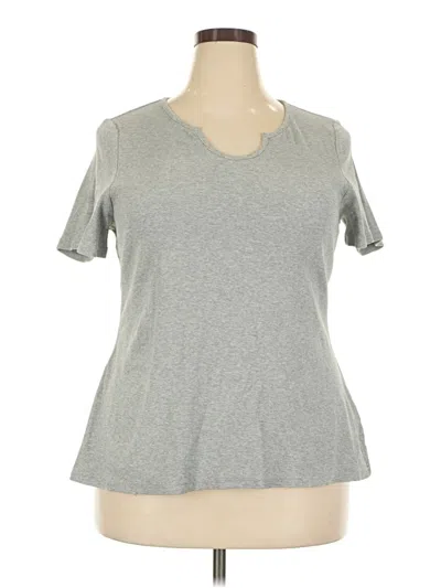 Pre-owned Bloomchic Short Sleeve T-shirt In Gray