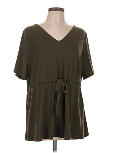 Pre-owned Bloomchic Short Sleeve T-shirt In Green