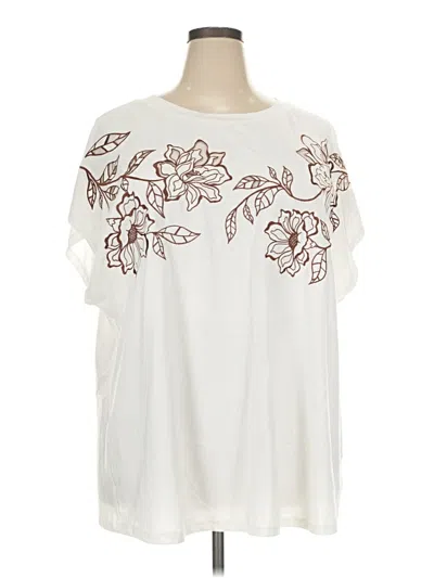 Pre-owned Bloomchic Short Sleeve T-shirt In Ivory