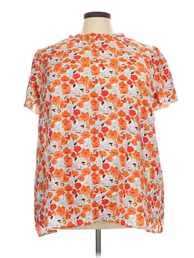 Pre-owned Bloomchic Short Sleeve T-shirt In Orange