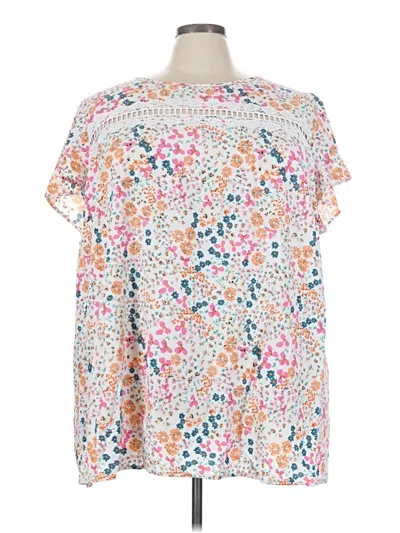 Pre-owned Bloomchic Short Sleeve T-shirt In White