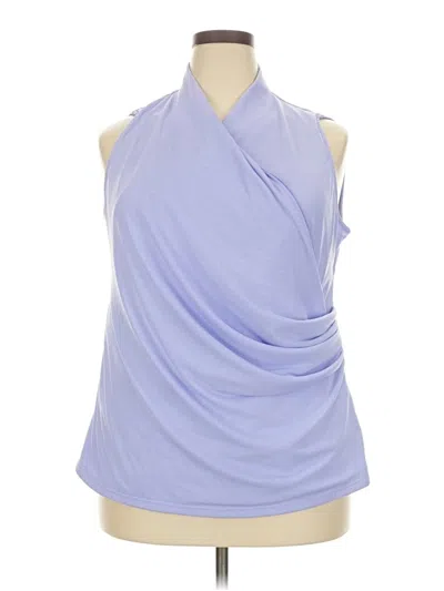 Pre-owned Bloomchic Sleeveless Blouse In Blue