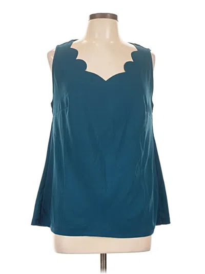 Pre-owned Bloomchic Sleeveless Blouse In Blue