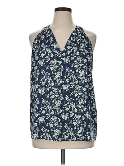 Pre-owned Bloomchic Sleeveless Blouse In Blue