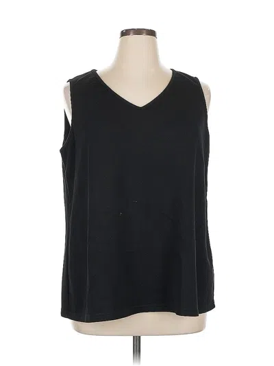 Pre-owned Bloomchic Sleeveless Top Black V Neck Tops