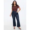 Bloomchic Stretchy Mid-rise Flared Jeans
