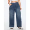 Bloomchic Stretchy Pull-on Wide-leg Jeans