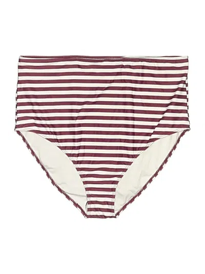 Pre-owned Bloomchic Swimsuit Bottoms In Burgundy