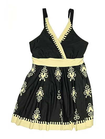 Pre-owned Bloomchic Swimsuit Cover Up In Black