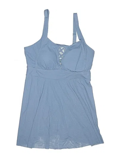 Pre-owned Bloomchic Swimsuit Cover Up In Blue