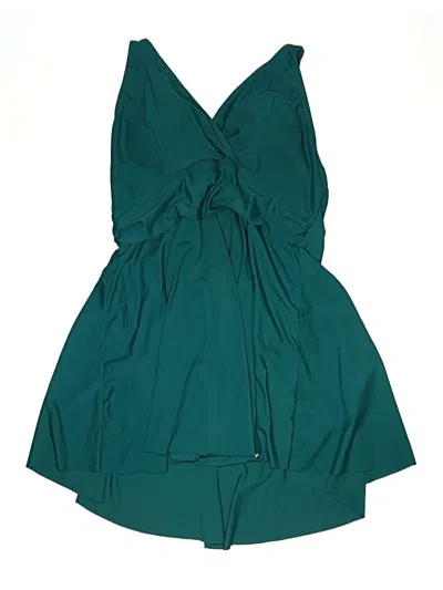 Pre-owned Bloomchic Swimsuit Cover Up In Teal