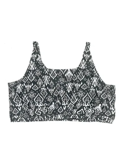 Pre-owned Bloomchic Swimsuit Top Gray Swimwear