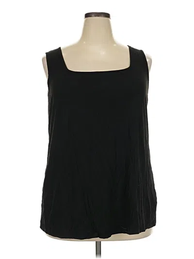 Pre-owned Bloomchic Tank Top Black Strapless Neckline Tops