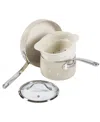 BLOOMHOUSE 4 PIECE ENAMEL COOKWARE SET