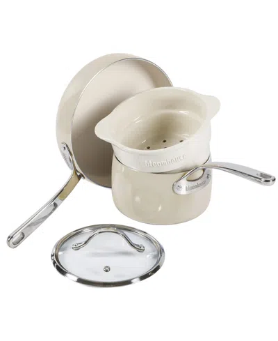 Bloomhouse 4 Piece Enamel Cookware Set In Neutral