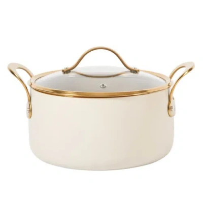 Bloomhouse 6 Quart Heavy Duty Aluminum Premium Pfa Free Ceramic Nonstick Dutch Oven Pot With Lid