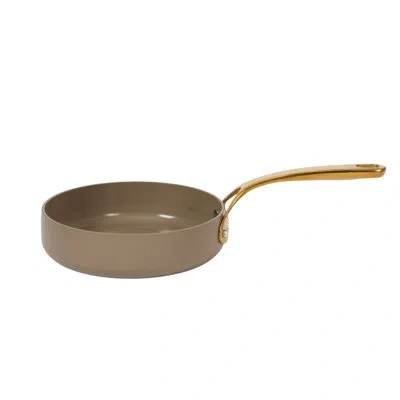 Bloomhouse 8 Piece Pots And Pans Heavy Duty Aluminum Premium Pfa Free Ceramic Nonstick Dutch Oven Pot With Lid  In Cappucino Cream
