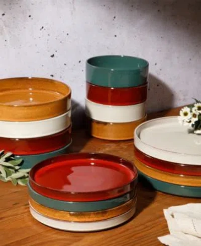 Bloomhouse Dinnerware Collection In Open Green