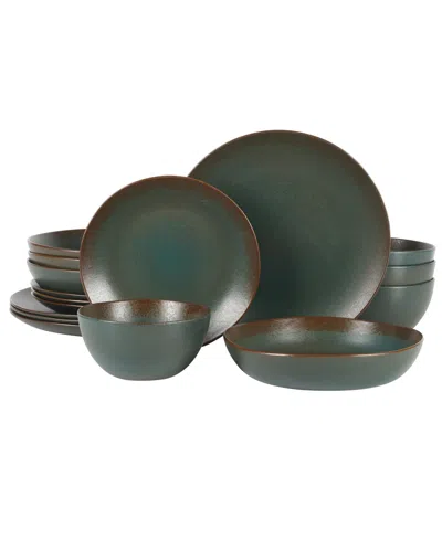 Bloomhouse Reactive Glaze 16-pc Dinnerware Set, Service For 4 In Blue