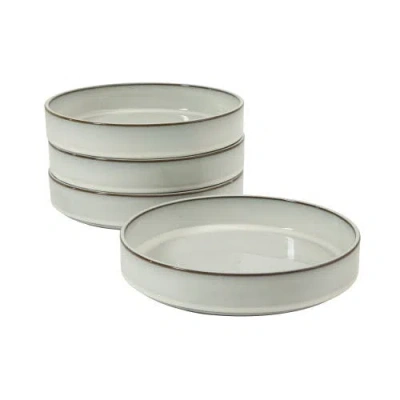 Bloomhouse Santorini Mist Terracotta Pasta Bowl Set In White