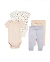 Bloomie's Baby Girls' Bodysuits & Leggings 4-piece Set, Baby - Exclusive In Light Pink