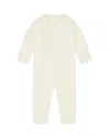 Bloomie's Baby Unisex Classic Cable Cashmere Coverall, Baby - Exclusive In Neutral