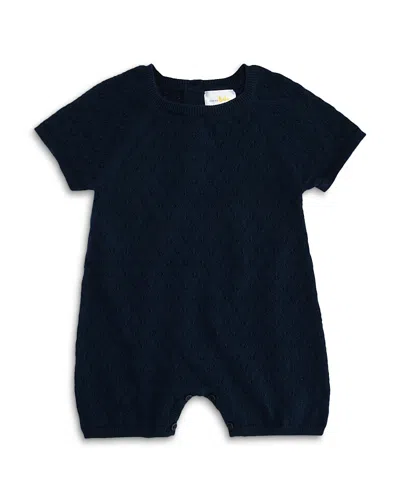 Bloomie's Baby Unisex Pointelle Sweater Romper, Baby - Exclusive In Blue