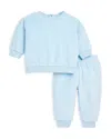 Bloomie's Baby Bloomies Baby Unisex Velour Top & Pants Set - Baby In Light Blue