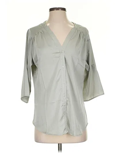 Pre-owned Blooming Jelly 3/4 Sleeve Blouse In Gray