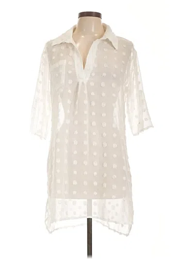 Pre-owned Blooming Jelly 3/4 Sleeve Blouse In Ivory