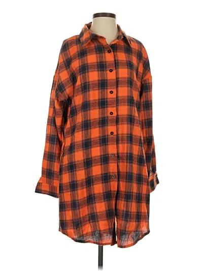 Pre-owned Blooming Jelly 3/4 Sleeve Blouse In Orange