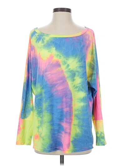 Pre-owned Blooming Jelly 3/4 Sleeve T-shirt In Blue