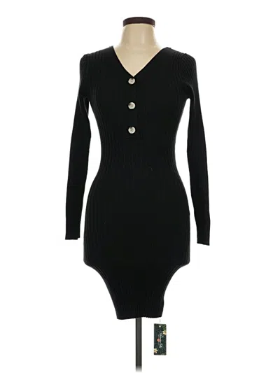 Pre-owned Blooming Jelly Casual Dress In Black