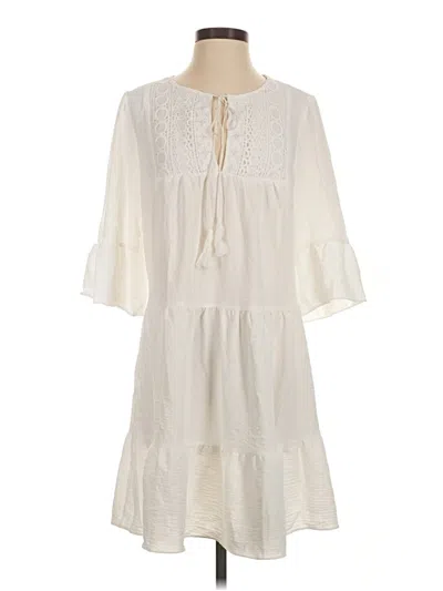 Pre-owned Blooming Jelly Casual Dress In Ivory