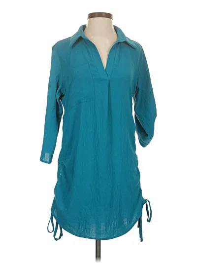 Pre-owned Blooming Jelly Casual Dress In Teal