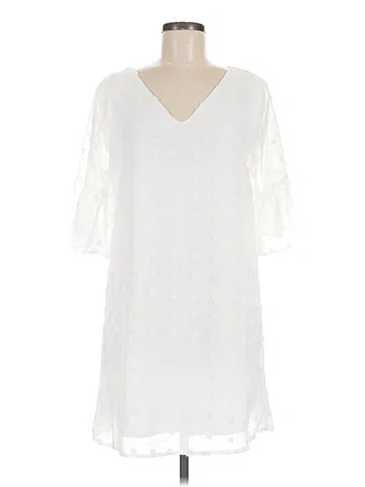 Pre-owned Blooming Jelly Casual Dress In White